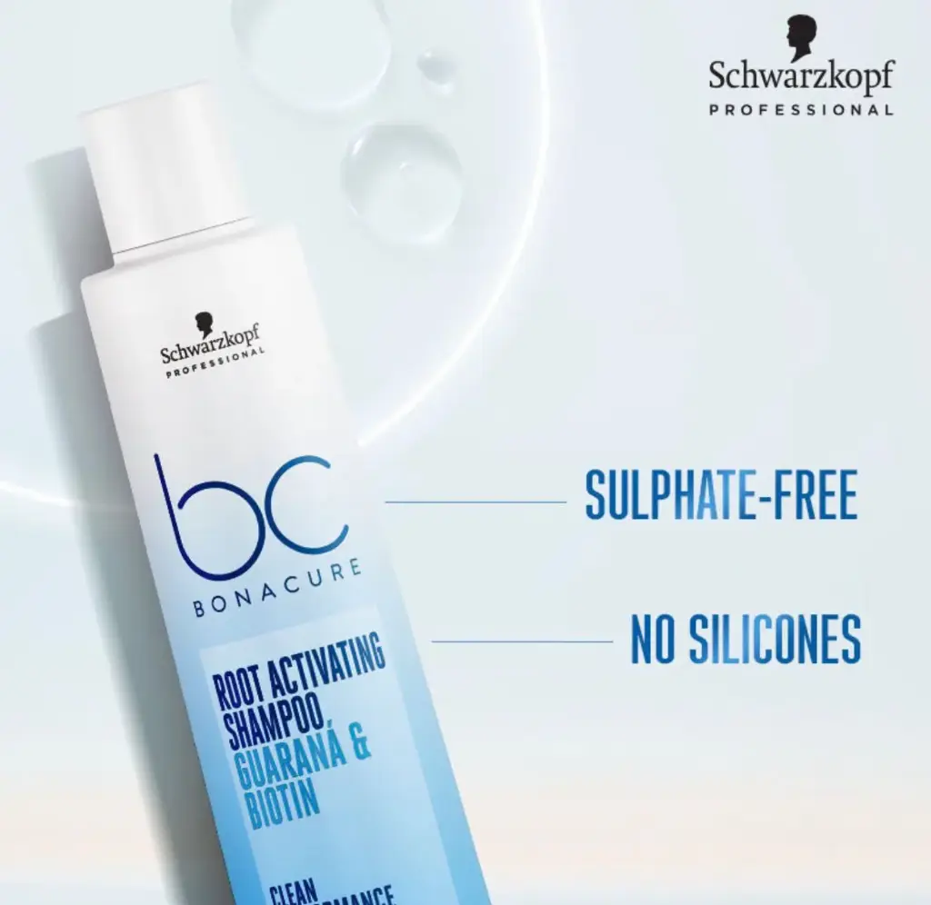 Schwarzkopf Professional Bonacure Root Activating Shampoo For Thinning Hair| Biotin & Guarana | 250ml