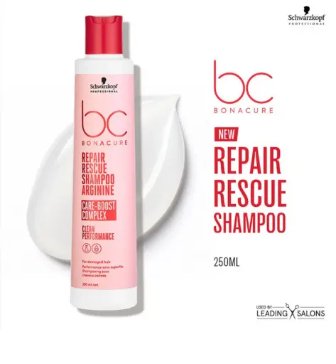 Schwarzkopf Professional Bonacure Repair Rescue Shampoo with Arginine(250ml)